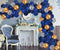 2022 New Years Eve Decorations Gold Navy Blue Balloon Garland Kit Gold Blue Confetti Balloons Arch for Birthday Wedding Bachelorette Bridal Shower Party Supplies Decorations