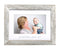 Pearhead Grandma & Me Keepsake Rustic Picture Frame, New Grandpa Gifts from Baby, Distressed