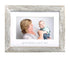 Pearhead Grandma & Me Keepsake Rustic Picture Frame, New Grandpa Gifts from Baby, Distressed