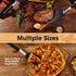MICHELANGELO Silicone Spatula Set, Spatula Turner, Spatulas Silicone Heat Resistant, Large Spatulas for Nonstick Cookware, Turner Spatulas for Kitchen Use, Black Spatula 4-Piece