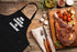 Savvy Designs Aprons for Men - Adjustable Black Apron with Pockets, Mr Good Lookin is Cookin - Unique Christmas BBQ & Grilling Gifts