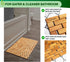 Natural Bamboo Wood Bath Mat - Bathroom Mats, Bathmats and Kitchen Rugs - Accessories for Bathtub, Sauna and Shower (Lattice, Standard 16x24 Inch)