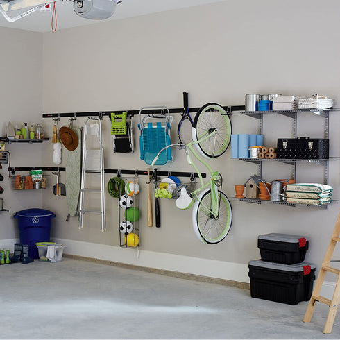 Rubbermaid FastTrack Utility Hook, Garage Organization Wall Hanger, Tool Hanger, Wall Mount and Heavy Duty Tool Hanger