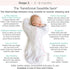 Amazing Baby Transitional Swaddle Sack with Arms Up Mitten Cuffs, Tiny Bear, Sterling, Small, 0-3 Months (Parents' Picks Award Winner)