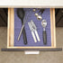 DII Fridge Liner Collection Non-Adhesive, Cut to Fit, 12x24, Navy Lattice, 6 Piece