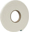 Duck Brand Self Adhesive Foam Weatherstrip Seal for Large Gaps, 3/4-Inch x 3/8-Inch x 10-Feet, 1 Roll, 1278972,White