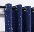 Autumn Dream Navy Blue Star Kids Blackout Curtains Panels for Bedroom, Grommet Top Starry Sky Kids Curtains for Nursery, Living Room (52by63inch)