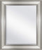 MCS 16x20 Inch Ridged Mirror, 21x25 Inch Overall Size, Silver (20578)
