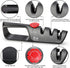 Cangshan 1026108 3-Stage Adjustable 14-24 Degree Professional Knife + Scissor Sharpener
