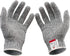 NoCry Cut Resistant Gloves - Ambidextrous, Food Grade, High Performance Level 5 Protection. Size Medium, Complimentary Ebook Included