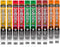 Western's Smokehouse Meat Sticks Sampler Pack of 10 - Pork and Beef Jerky Sticks Variety Pack - Proudly Made in the USA - Assortment of 5 Flavors (2 of ea.)