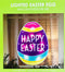 RUNADI Unknown Careland Impact Lighted Window Easter Egg - Shimmering Happy Easter