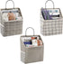 Flenpptly Wall Hanging Storage Hanging Organizer Over The Door Organizer Waterproof for Bedroom Bathroom Kitchen Dormitory Storage 3 Pack