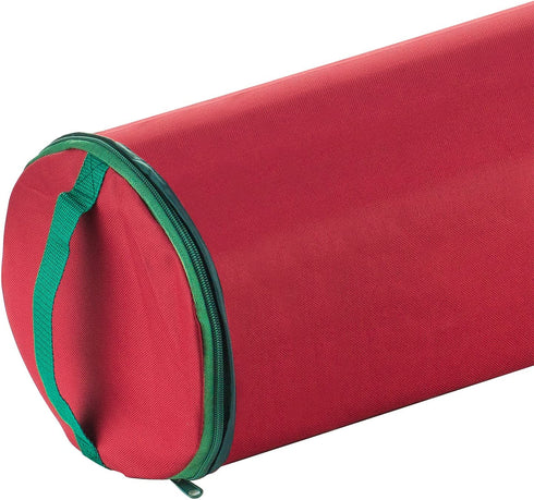 TINY TIM TOTES 83-DT5539 Premium 2-Pack | 40.5 inch Wrapping Paper Storage Bag | Canvas | Red