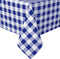 Hiasan Royal Blue Checkered Tablecloth Rectangle - Wrinkle Resistant, Stain Resistant and Waterproof Gingham Table Cloth for Kitchen, Dining and Picnic, 60 x 102 Inch