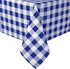 Hiasan Royal Blue Checkered Tablecloth Rectangle - Wrinkle Resistant, Stain Resistant and Waterproof Gingham Table Cloth for Kitchen, Dining and Picnic, 60 x 102 Inch