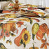 Elrene Home Fashions Grateful Season Printed Fabric Napkins for Fall/Harvest/Thanksgiving, Set of 8, 17 in x 17, Multi, 8 Count