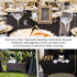 6ft Tablecloth Rectangular Spandex Linen - Black Table Cloth Fitted Cover for 6 Foot Folding Table, Wedding Linens Banquet Cloths Rectangle Covers (2 Pack)