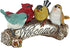 Design Toscano QM223531 Birdy Welcome Sign Garden Bird Statue, Small, Multicolored