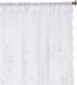 No. 918 53610 Alison Floral Lace Sheer Rod Pocket Curtain Panel, 58" x 95", White