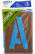 DURO by Graphic Products Stencil-It Oil Board Stencil Set, 8"