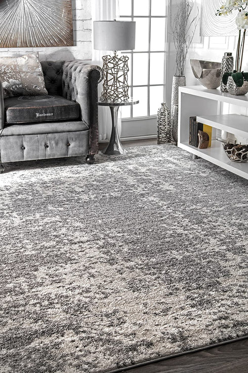 nuLOOM Contemporary Misty Shades Accent Rug, 2' x 3', Grey