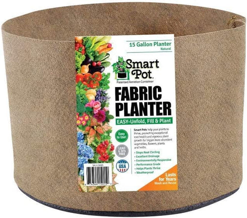 Smart Pots 15-Gallon Smart Pot Soft-Sided Container, Tan
