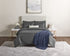 Nestl Throw Blanket for Couch - Cozy Fleece Blanket Throw, Warm Fuzzy Blankets and Throws for Sofa, Fleece Throw Blankets, Navy Soft Blanket, Lightweight Cut Plush Blanket 50x60 inches