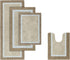 Madison Park Amherst Bathroom Rugs Room D©cor 100% Cotton Tufted Ultra Soft Non-Slip, Absorbent Quick Dry Bathtub Mats, 20x30, Brown/Blue