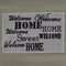 Ottomanson Doormat Collection Rectangular Sweet Home Doormat, 20" x 30", Grey