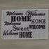 Ottomanson Doormat Collection Rectangular Sweet Home Doormat, 20" x 30", Grey