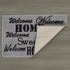 Ottomanson Doormat Collection Rectangular Sweet Home Doormat, 20" x 30", Grey