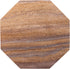 Marbco Sandstone Water Absorbent Hand Crafted Octagon Coasters for Drinks- Set of 4 - 4 inches Wide Thirsty Stone bar/Drink Coasters Made from Real Solid Stone (Without Holder, Set of 4)
