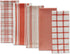 DII Assorted Woven, Kitchen Dishtowel Set, 18x28, Spice, 5 Piece