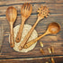 Wooden Spoons for Cooking, Teak Wooden Kitchen Utensils Set Wooden Cooking Utensils 8Pcs Wooden Spatulas Wooden Utensils for Cooking