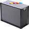 Hanging File Organizer Filing Box - Metal Mesh File Crate Desk Organizer Magazine Holder Book File Letter Storage Box Filling Cabinets for Office Home School, 5 Hanging Folders Included