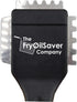 FryOilSaver Co. 90052 Panini Grill Brush - Commercial Electric Grill Stiff Bristle Brush - Stainless Steel Bristles with Hard Plastic Handle - 3 Different Scraper Heads - Heavy Duty Small Grill Brush