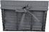 DII Farmhouse Chicken Wire Storage Baskets with Liner, Medium, Vintage Grey, 11x7.88x7", 2 Piece