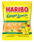 Haribo Gummy Candy, Ginger Lemon, 4 Ounce