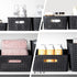 BINO Woven Plastic Storage Basket, Large (Black)