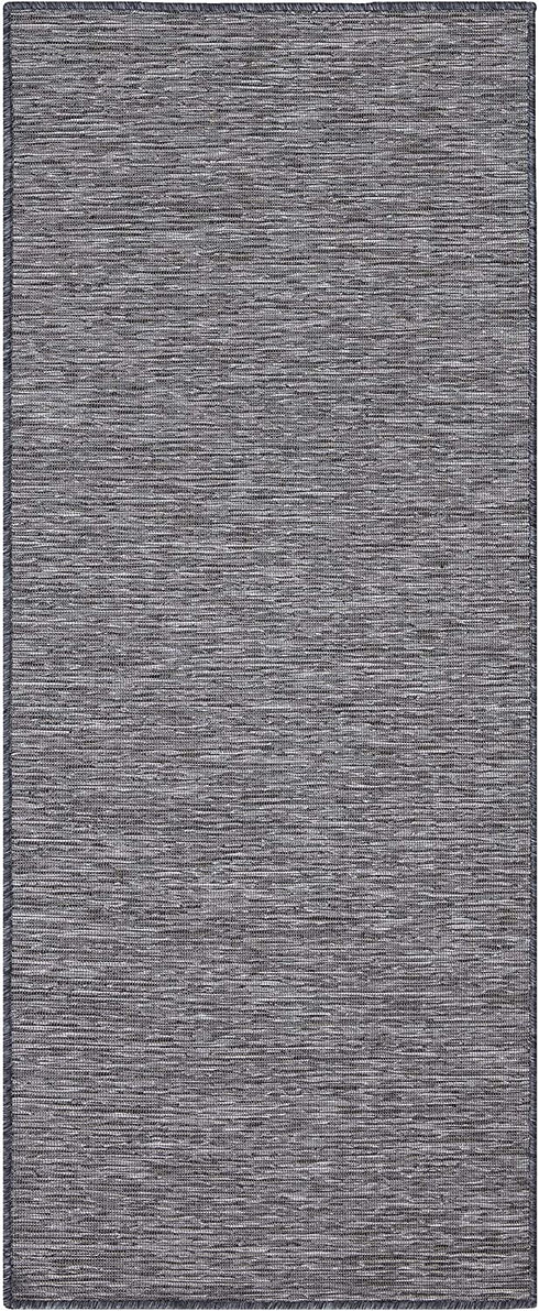 Sweet Home Stores Reversible Indoor/Outdoor Runner Rug, 2X5, Grey, SH-SUN2003-2X5