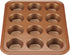 Ayesha Curry Nonstick Bakeware Nonstick 12-Cup Muffin Tin / Nonstick 12-Cup Cupcake Tin - 12 Cup, Brown