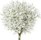 12 Pcs Baby's Breath Artificial Flowers Bulk 3 Branches Faux Baby Breath Plastic Flowers Fake Gypsophila Flower Arrangement for Crafts Fake Flowers Bouquet for Wedding Home Decor White Baby Breath