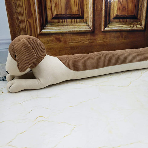 Fabric Under Door Draft Stopper Weather Stripping Sound Proof Bottom Seal Heavy Duty Reduce Noice Window Draft Stopper Decorative Cute Dog