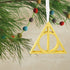 Hallmark Harry Potter Deathly Hallows Symbol Metal Christmas Ornament