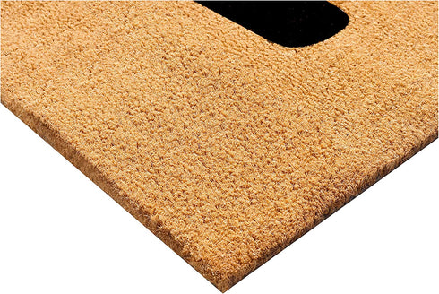 Calloway Mills 100341729NBS Script Hello Doormat Natural/Black, 17" x 29"