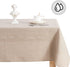 KGORGE Waterproof Linen Tablecloth Rectangle, Spillproof Wrinkle Free Rustic Wipeable Table Cover for Kitchen Coffee Buffet Banquet Table, 60 x 84 inch, Tassel, Seats 6 to 8