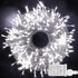 300 LED Christmas Lights, 108.6 Ft Xmas String Light 8 Modes Plug-in Waterproof Mini Lights for Indoor and Outdoor, Holiday Christmas Tree Wedding Party Bedroom Decorations (White )