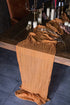 Table Runner 26x176 inches Cheesecloth Tablecloth for Wedding Rustic Boho Romantic Style Natural Gauze Decor (Walnut)