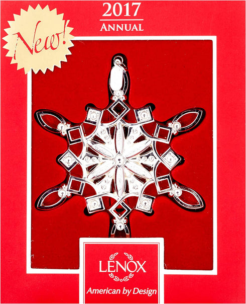Lenox Annual Silver Ornaments 2017 Snow Majesty-13th Edition